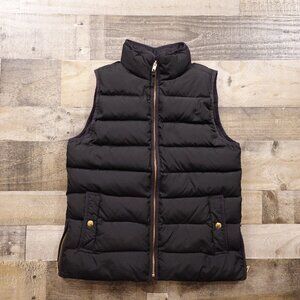 J.Crew Puffer Vest – Women's Size‎ S – Black – Down/Feather Fill